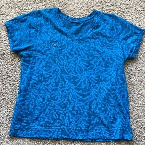 Fresh Produce T - sea coral design in blue and teal